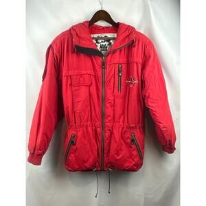 Men’s Nils Skiwear Medium Bright Red Winter Ski Coat